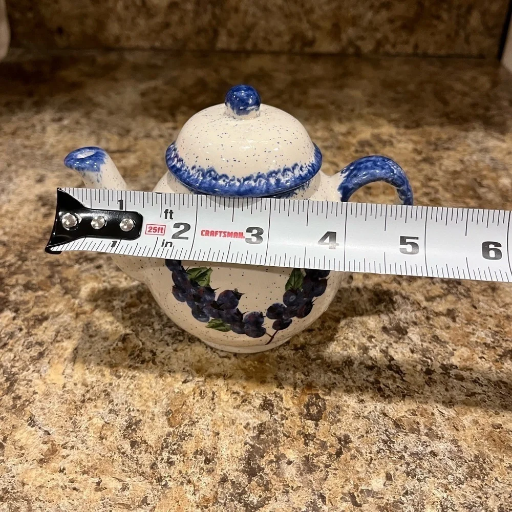 Mini Blueberry Individual Teapot Made in Maine